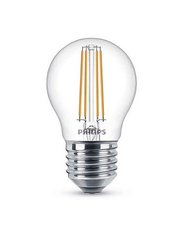 Esférica Led  E27  Philips      4.3 w  ( 40w ) 470 Lm.  2.700ºK