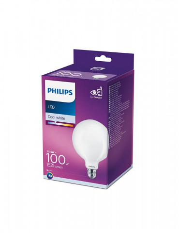 Globo 120 Led  E27  Philips     10.5 w  ( 100w ) 1521 Lm.  4.000ºK