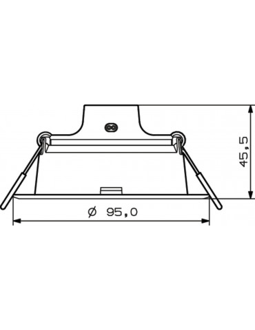 Foco empotrable Philips Led Meson 6W tienda iluminación Robert La Rosa