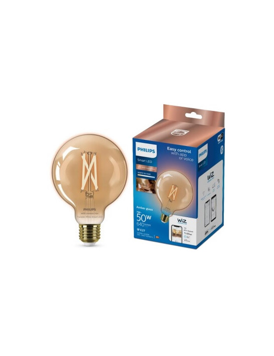 Bombilla PHILIPS WIZ G95 E27 FILAM. AMBAR REGUL. tienda iluminación Barcelona Robert La Rosa