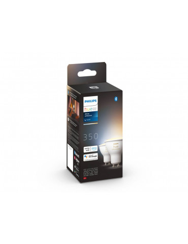 PHILIPS PACK 2HUE GU10 WHIT-AMB