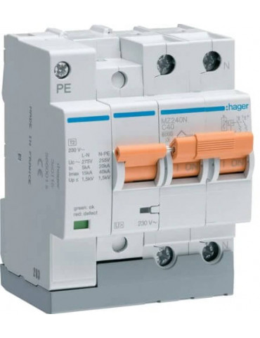 SOBRETENSIONES PERM/TRANS 40A DE HAGER