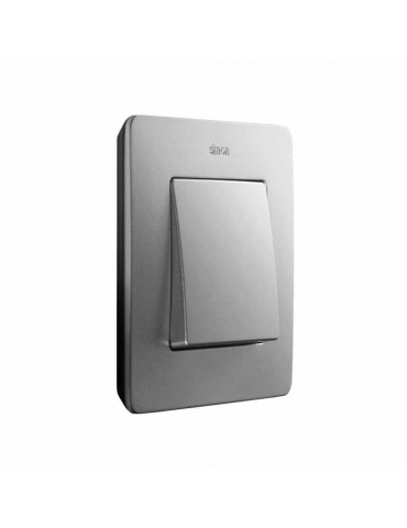 Simón 82 Detail Original    Aluminio - Negro