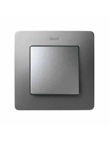 Simón 82 Detail Original    Aluminio - Negro