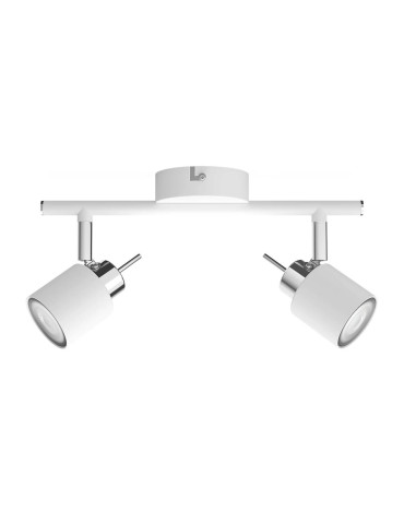 MERANTI  2   FOCOS   PHILIPS            Blanco / Negro         GU10 no incl.