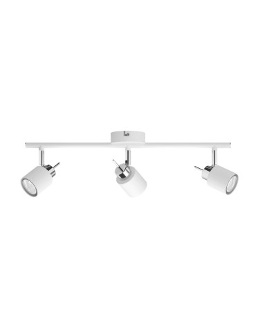 MERANTI  3   FOCOS   PHILIPS            Blanco / Negro         GU10 no incl.