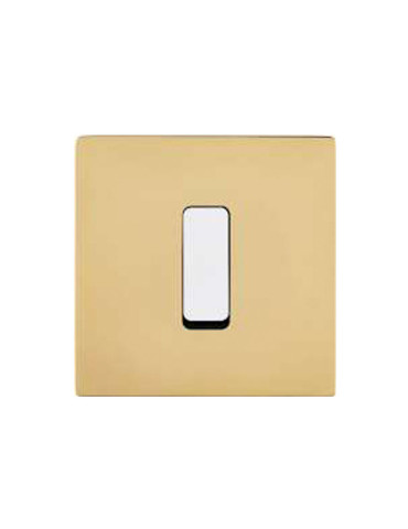 Colección  M  Modelec        Latón Espejo B.+Blanco Mate