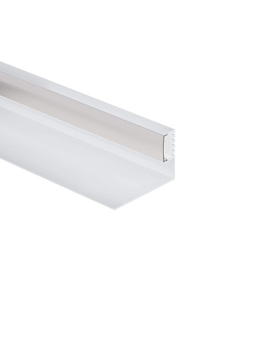 PERFIL 50 X 29,4 mm   SUPERFICIE ALUMINIO