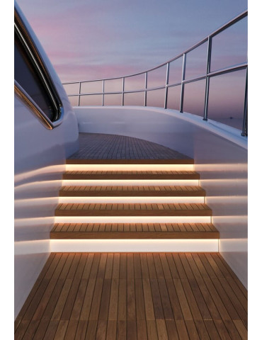 PERFIL 43,5 X 17,7 mm   SUPERFICIE ALUMINIO