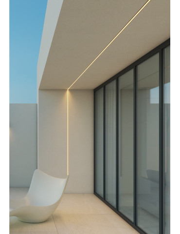 PERFIL 79 X 32 mm   EMPOTRAR ALUMINIO