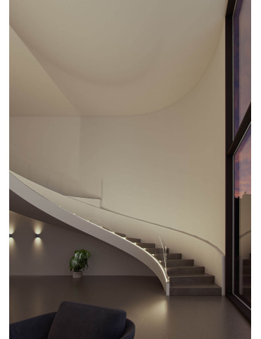 PERFIL Ø 28 mm    SUPERFICIE ALUMINIO