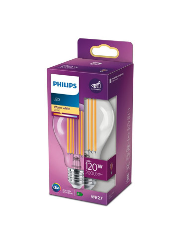 Estandard Led E27  Philips    13 w  ( 120w ) 2000 Lm.  2.700ºK