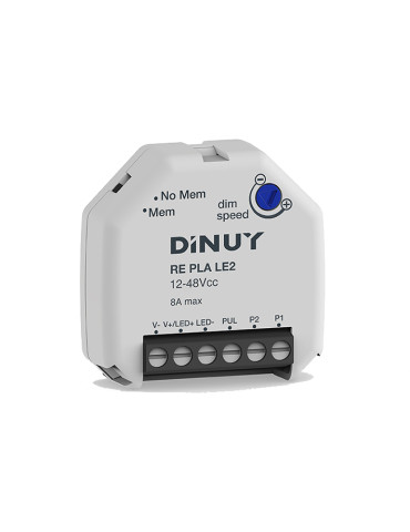 Regulador DINUY RE PLA LE2 Tiras Led Monocolor 12-48 V