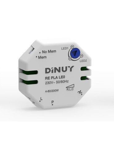 Regulador DINUY RE PLA LEO  Lámparas Led Dimmable (2H)