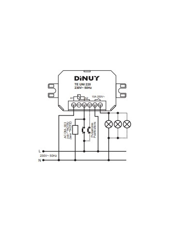 TELERRUPTOR UNIPOLAR 230 V.