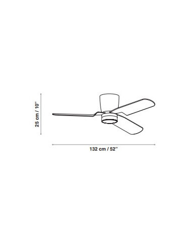 BRISA / DC-132  30 w 6 V.    C/LUZ   LED 15 w  1140 L.