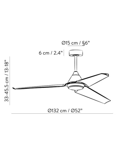 BORA /DC-132  30 w 6V      C/LUZ LED 20 w CCT 2000 L.