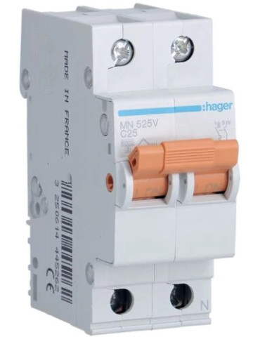 AUTOMÁTICO 1P+N 25A  MN525V DE HAGER