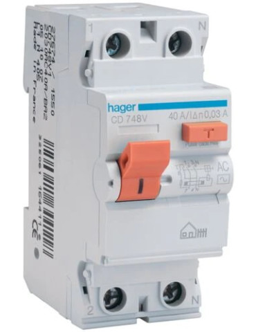 INT. DIFERENCIAL  AC 2.40.30 DE HAGER