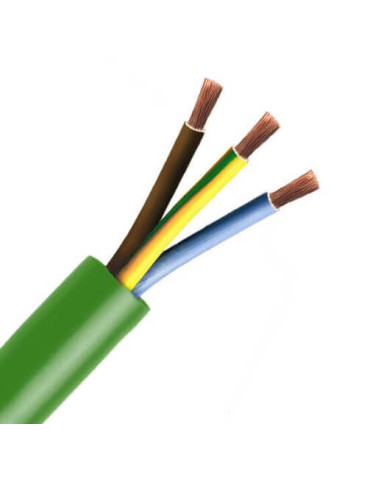 MANGUERA   FLEXIBLE           3 x 1,5  VERDE       RZ1-K / 1kV
