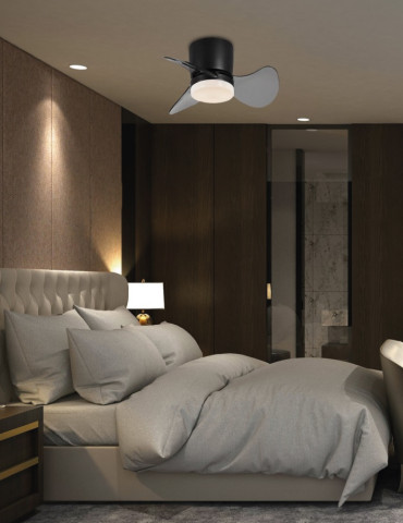 DUBAI /DC-55  30 w 6V    C/LUZ LED 30w CCT  3000 L    NEGRO