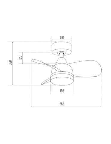 RIN /DC-66  30 w 6V      C/LUZ   LED 18 w CCT 1800 L.