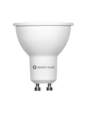 Led  GU10  Beneito  Faure         8 w  ( 80w ) 780 Lm.  3.000ºK  60º