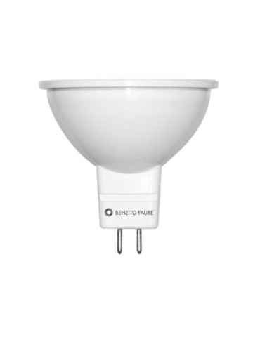 Led  MR16  Beneito  Faure   12V 8 w  ( 80w ) 825 Lm.  4.000ºK  60º