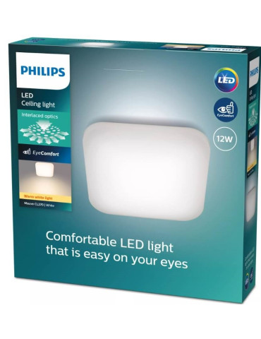 MAUVE 12  Plafón  PHILIPS   Ext. 26x26 cm.  12 w 1200 Lm. 830 / 840