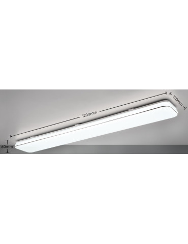 BLANCA 120  Trio Lighting    Ext.120x17 cm. 46 w 5600 Lm. 4.000ºK