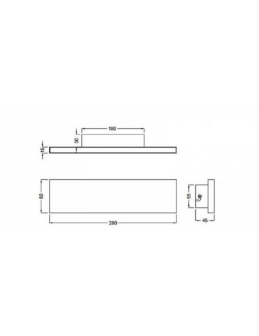Concha 28   Trio Lighting     12 w 3000ºK 1200Lm. Ng.