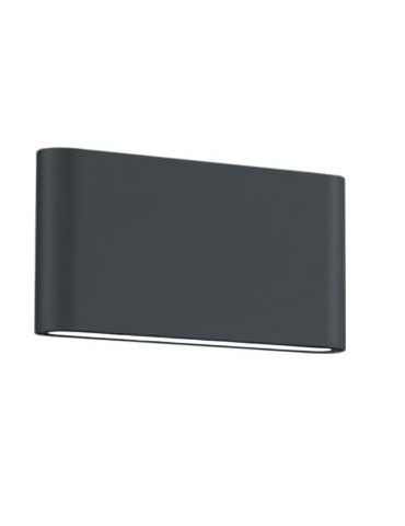 Thames II  IP54 Trio Lighting  17 w  3000ºK  900Lm. Antrac.