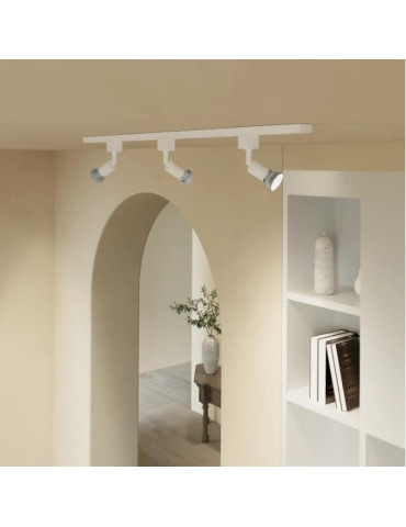 Kit Carril 3 Focos PHILIPS      TOBIA Easylink Blanco       GU10 no incluidas