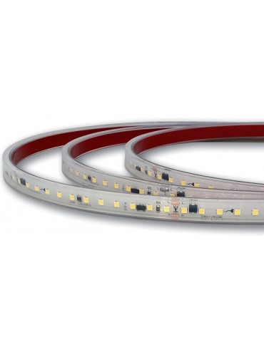 LED STRIP 1 m. 230 V.   IP65     12 w/m  2700ºK  1250 l/m  Regulable 90 Leds/m