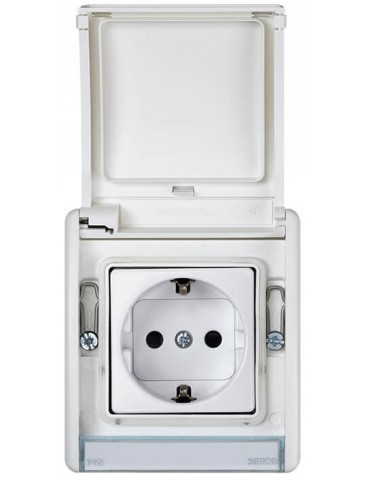 Base Schuko TT Monob. Simón 10-16 250V  IP55 Enb. Rapido