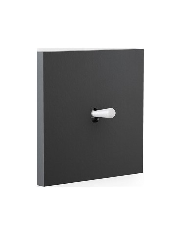 Colección Desir by Modelec  Negro Mate Tecla Blanca