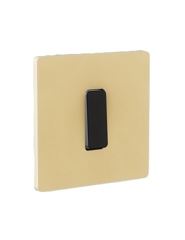 Colección "M" by Modelec   Latón Arena  T. Negra M.