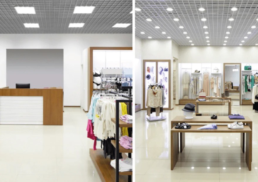 Iluminación comercial para locales y negocios